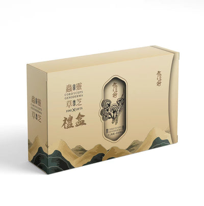 龍昌行 金裝野生靈芝蟲草粉(60粒膠囊裝)